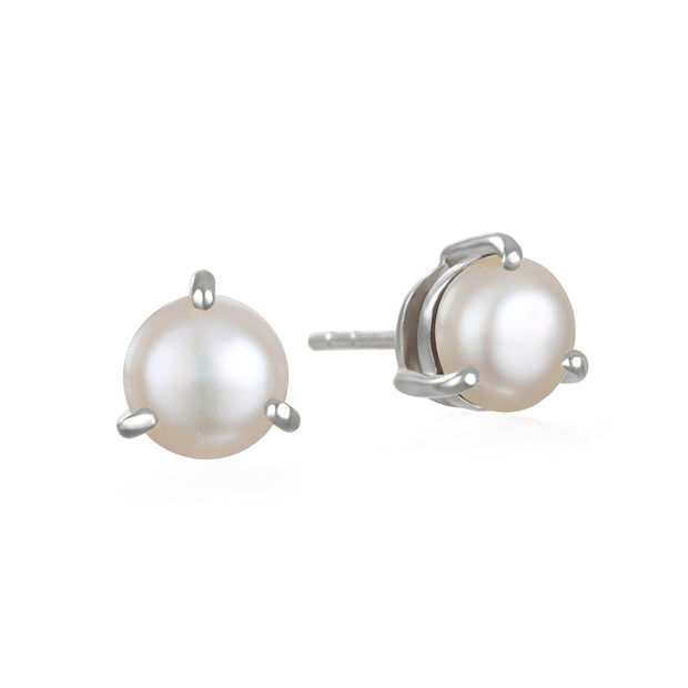 Birthstone Earring-June Pearl