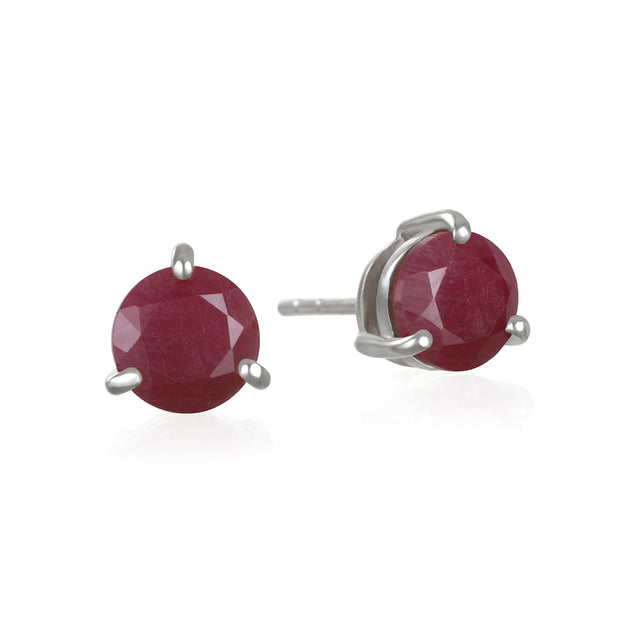 Birthstone Earring-July Ruby