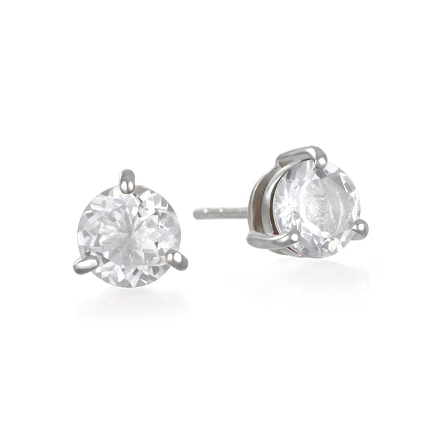 Birthstone Earring-April White Topaz