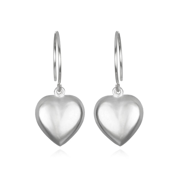 Heart Charm Earrings