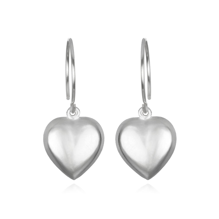 Heart Charm Earrings