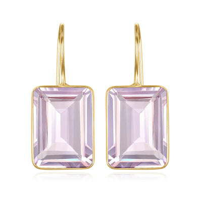 Emerald Cut Valencia-Blush Gold