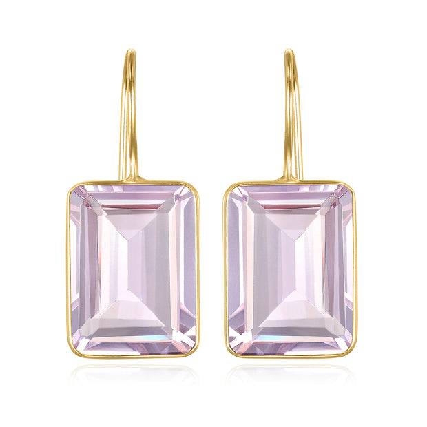 Emerald Cut Valencia-Blush Gold