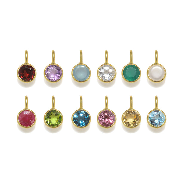 Birthstone Charms - Gold