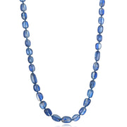 New! Polished Kyanite Knotted Necklace