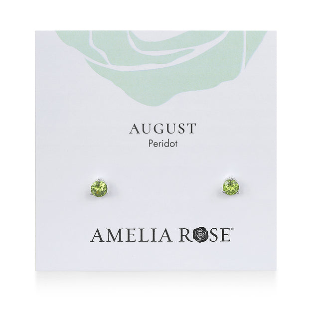 Birthstone Earring-August Peridot