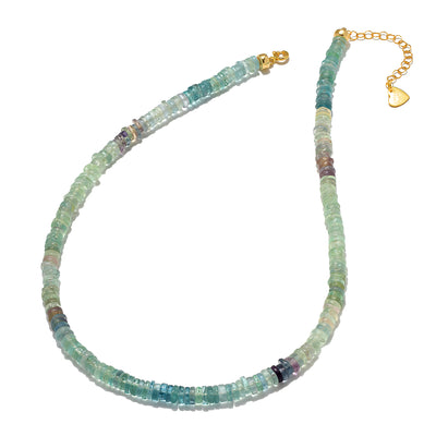 Fluorite Heishi Necklace