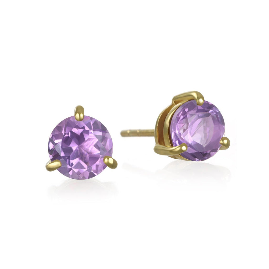 Birthstone Earring February Amethyst