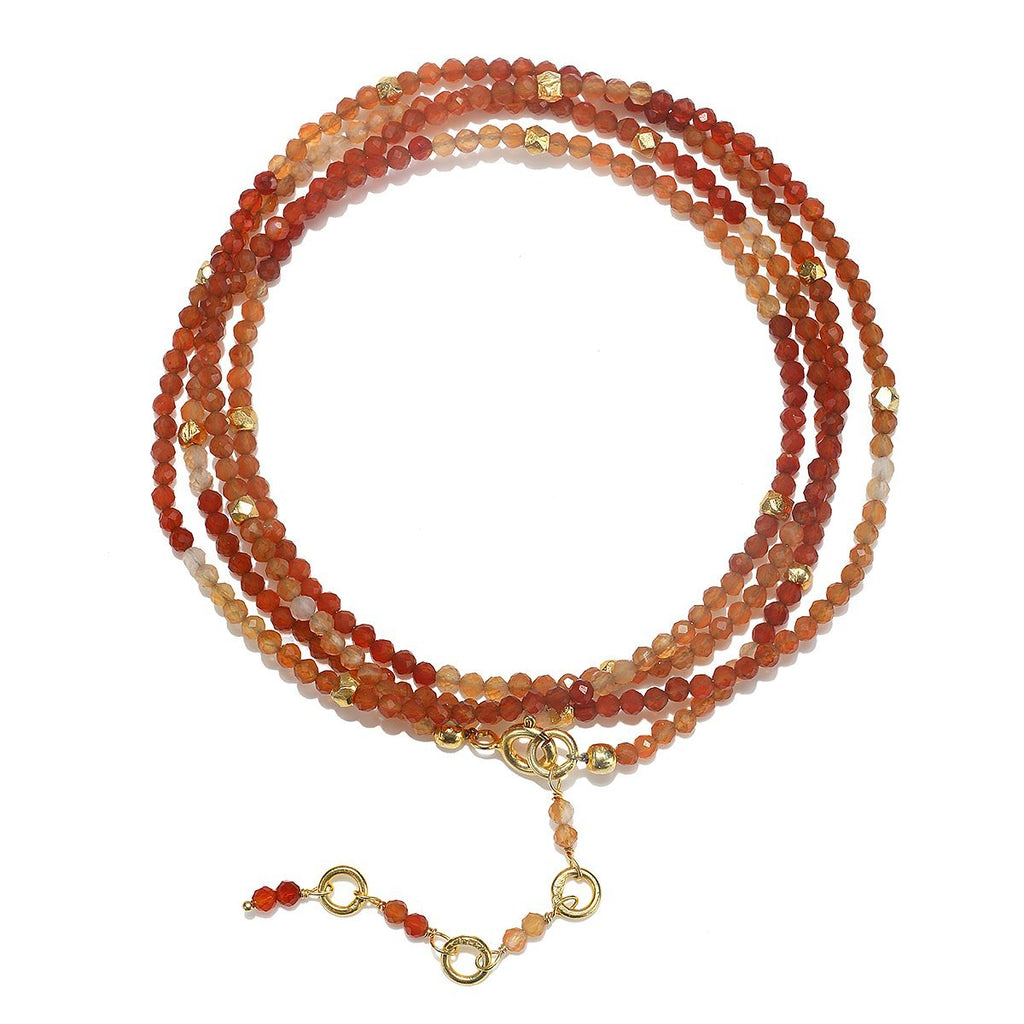 Gemstone Sparkle Wrap Carnelian