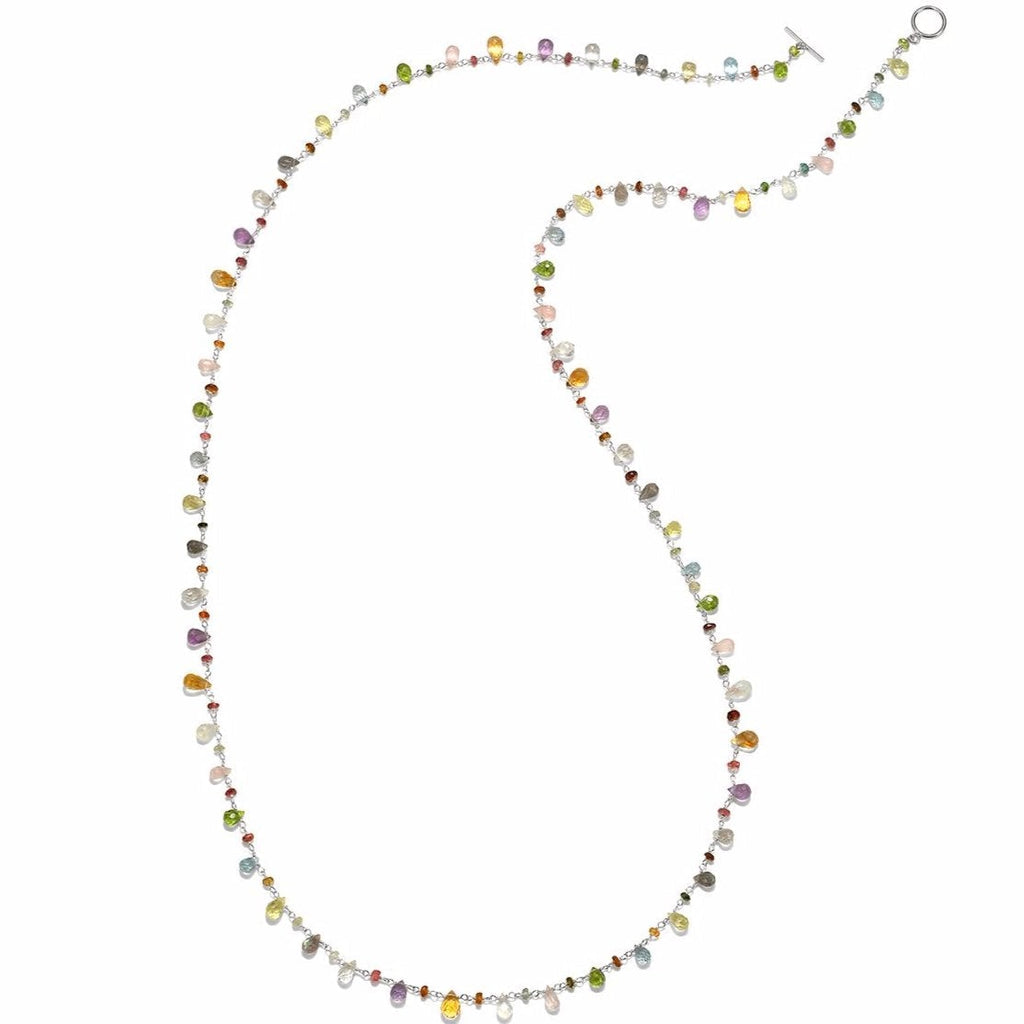 Wildflower Long Necklace Sterling Long
